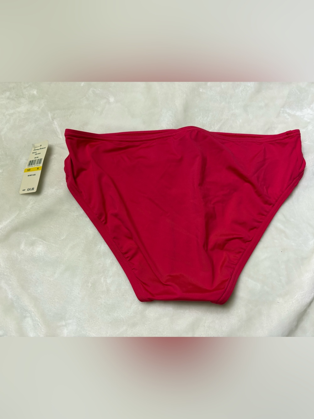 Tommy Bahama Fuchsia High-Waist Bikini Bottom - Picture 10 of 14